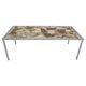 Midcentury design coffee table, epoxy resin, around 1970s