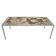 Midcentury design coffee table, epoxy resin, around 1970s