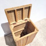 Rattan chest from the 1950s