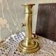 Golden copper candle holder with Belle Epoque pusher