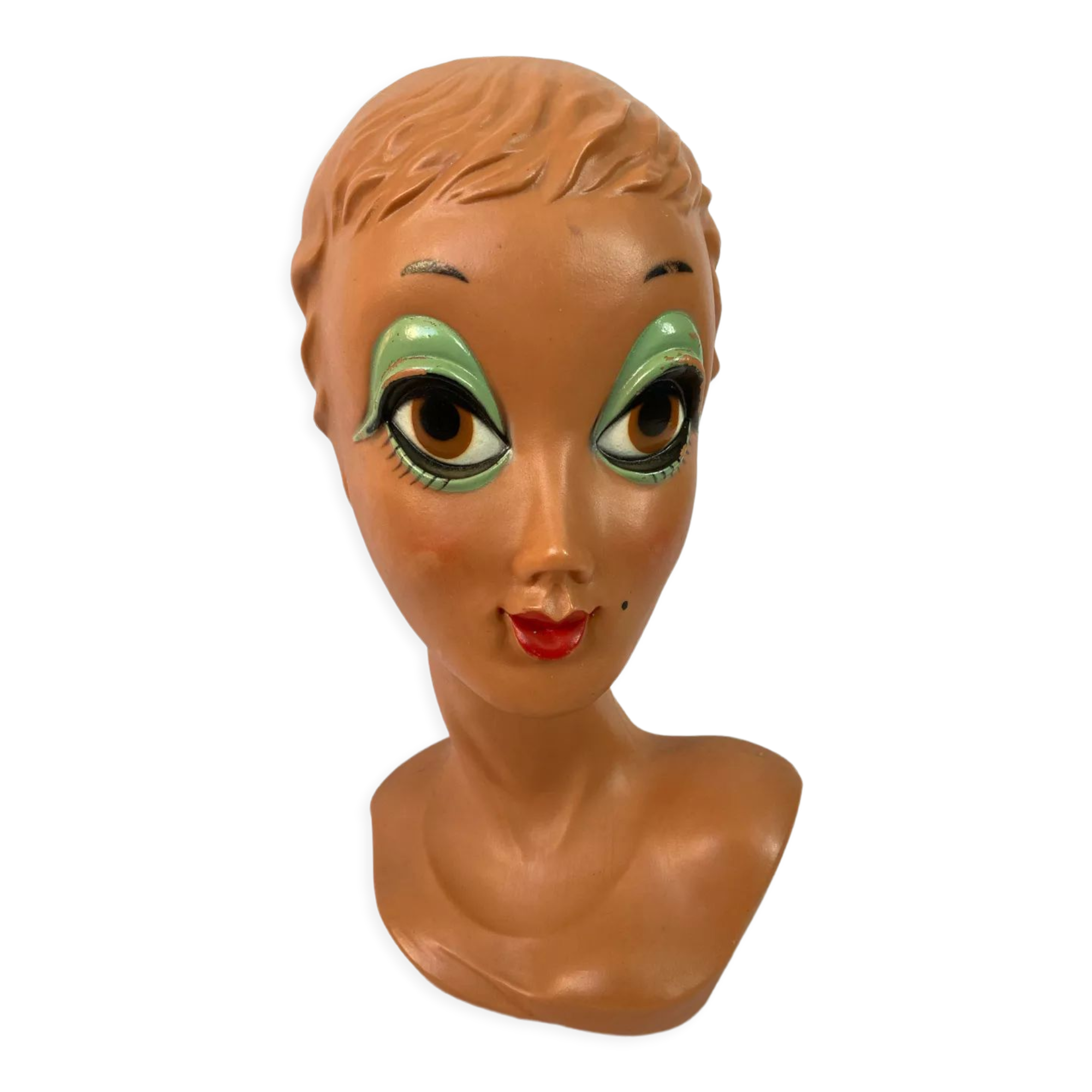 Vintage hat head Huard twiggy