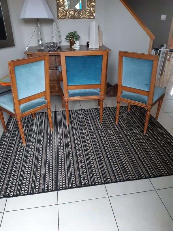 armchair and 2 louis XVI style chairs (beautiful XXèm execution)