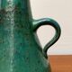 Carafe vase of studio pottery in a minimalist mid-century style by Helma Klett for Kunsttöpferei Klett, 1960s.