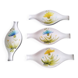 4 ceramic bowls: pocket emptiers, aperitifs, etc.