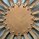 Bronze sun mirror from the 1950s France.