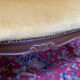 Louis XV style bench upholstered yellow velvet