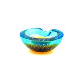Murano pocket bowl "Sommerso Bullicante" – Galliano Ferro