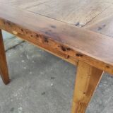 Farmhouse table in blond walnut 200 cm