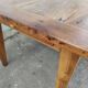 Farmhouse table in blond walnut 200 cm