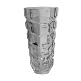 Vase en verre cristal moulé art déco