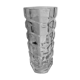 Art deco molded crystal glass vase