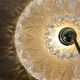 Vintage glass lampshade pendant light - tableware collection -