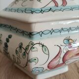 Hexagonal ceramic candy box or empty pocket