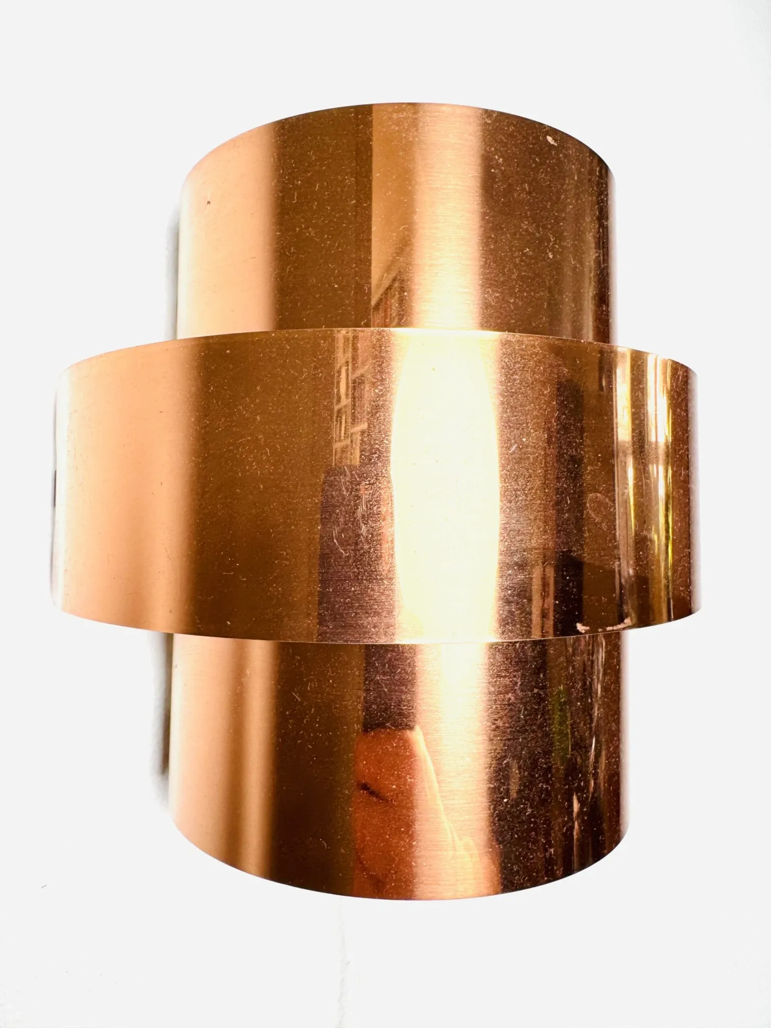 Brass Wall Lamp By Hans-Agne Jakobsson For Markaryd, Sweden, 1960S