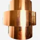 Brass Wall Lamp By Hans-Agne Jakobsson For Markaryd, Sweden, 1960S