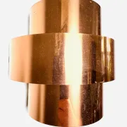 Brass Wall Lamp By Hans-Agne Jakobsson For Markaryd, Sweden, 1960S