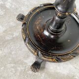 1900 lion paw pedestal table