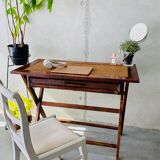 Bureau coiffeuse sur tréteau