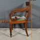 Armchair with Mahogany Crosses, Victorian period, England – 2nd part 19th century