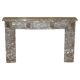 Antique marble fireplace in Saint Remy, Louis XVI style.