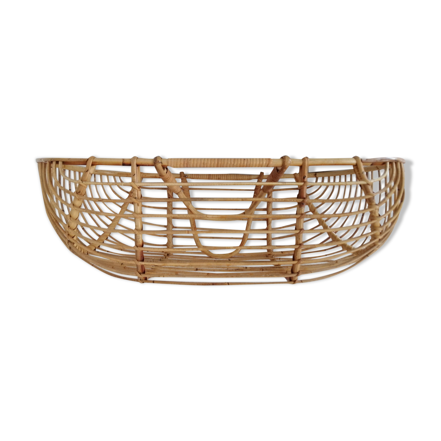 Baby rattan baby couffin