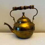 Old brass tea