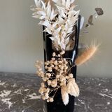Black designer vase