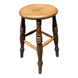 Ancien tabouret de pub anglais antique Windsor