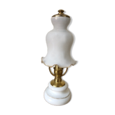 Lampe de chevet opaline vintage