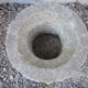 19th blue stone vase