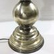 Silver bronze lamp foot