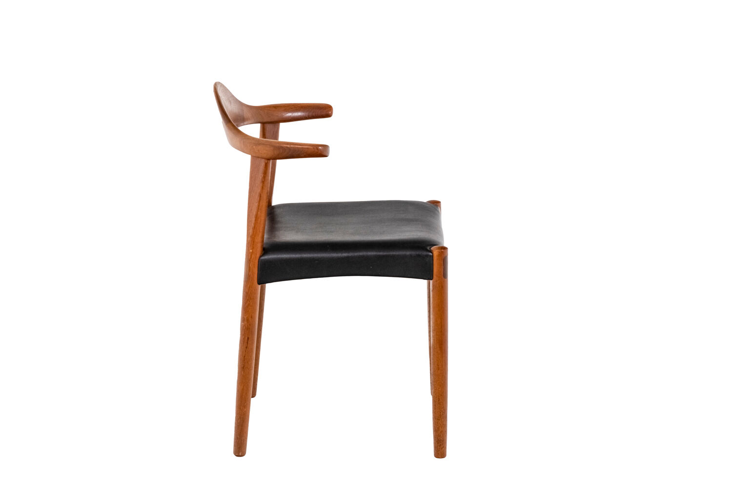 Series of four chairs "Bull horn" , 1950s