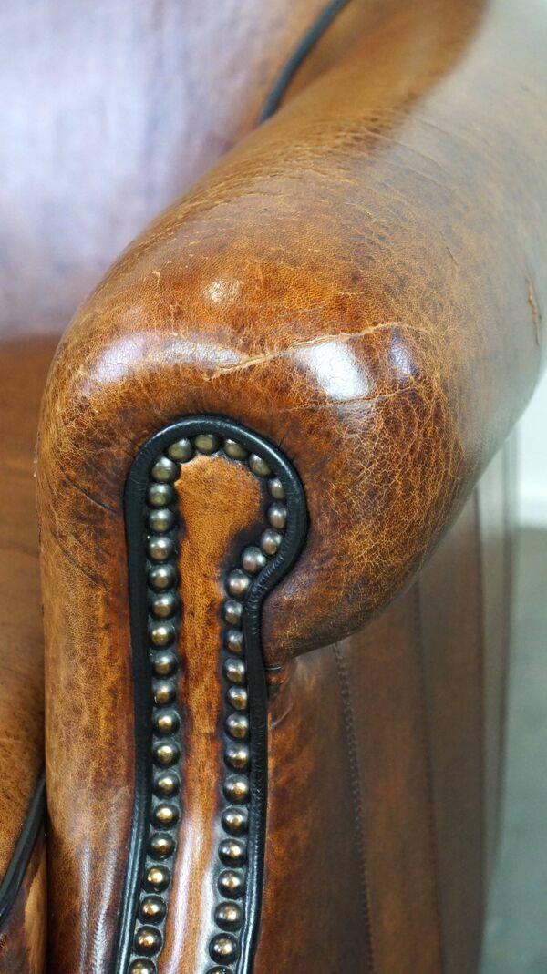 Fauteuil/fauteuil en cuir de mouton correct et confortable avec une belle finition