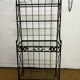 Antique wrought iron shelf