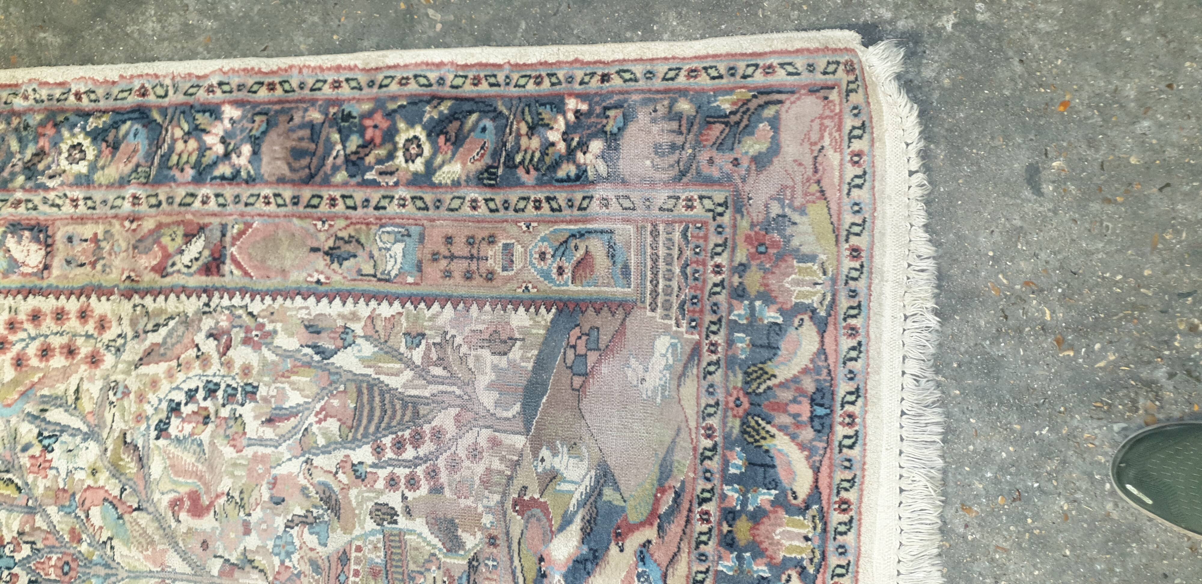 Oriental carpets silk wool