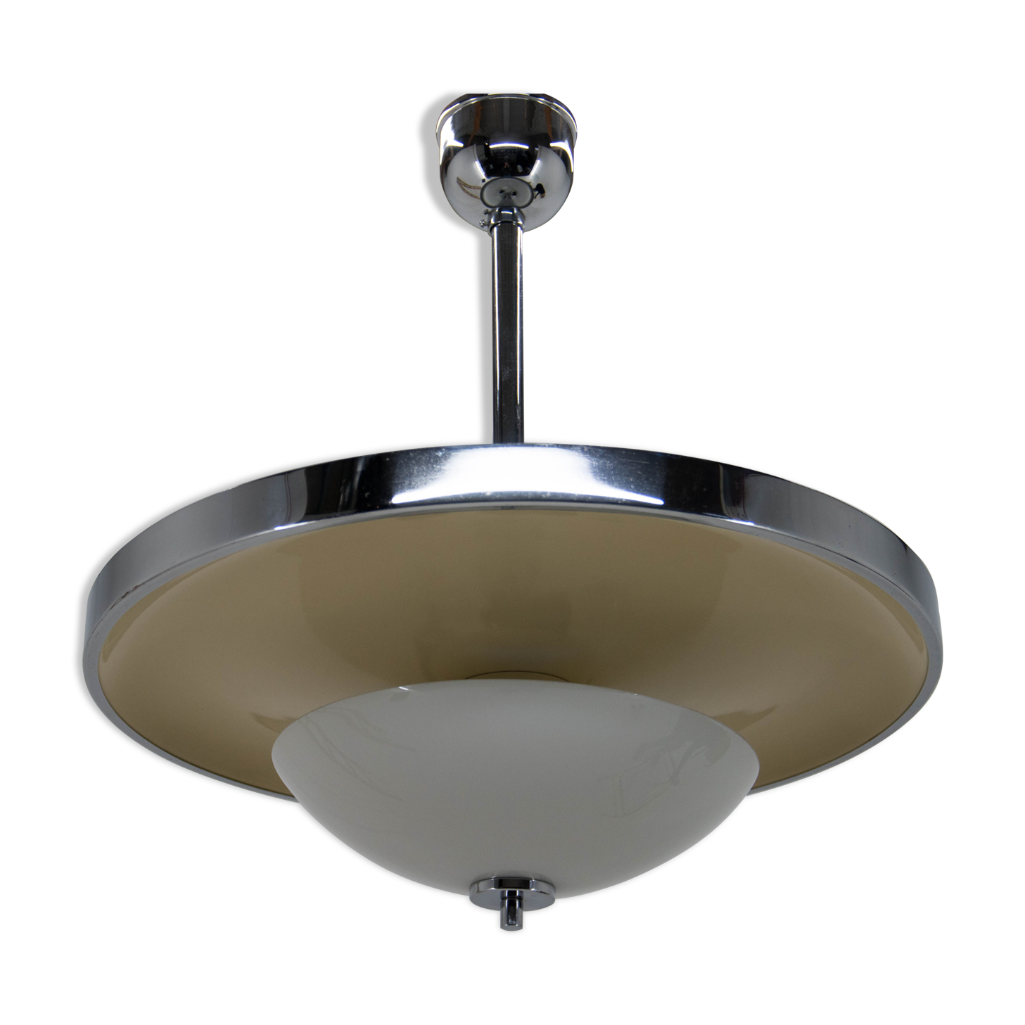 Bauhaus chandelier in perfect condition, 1930s