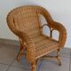Child's wicker armchair