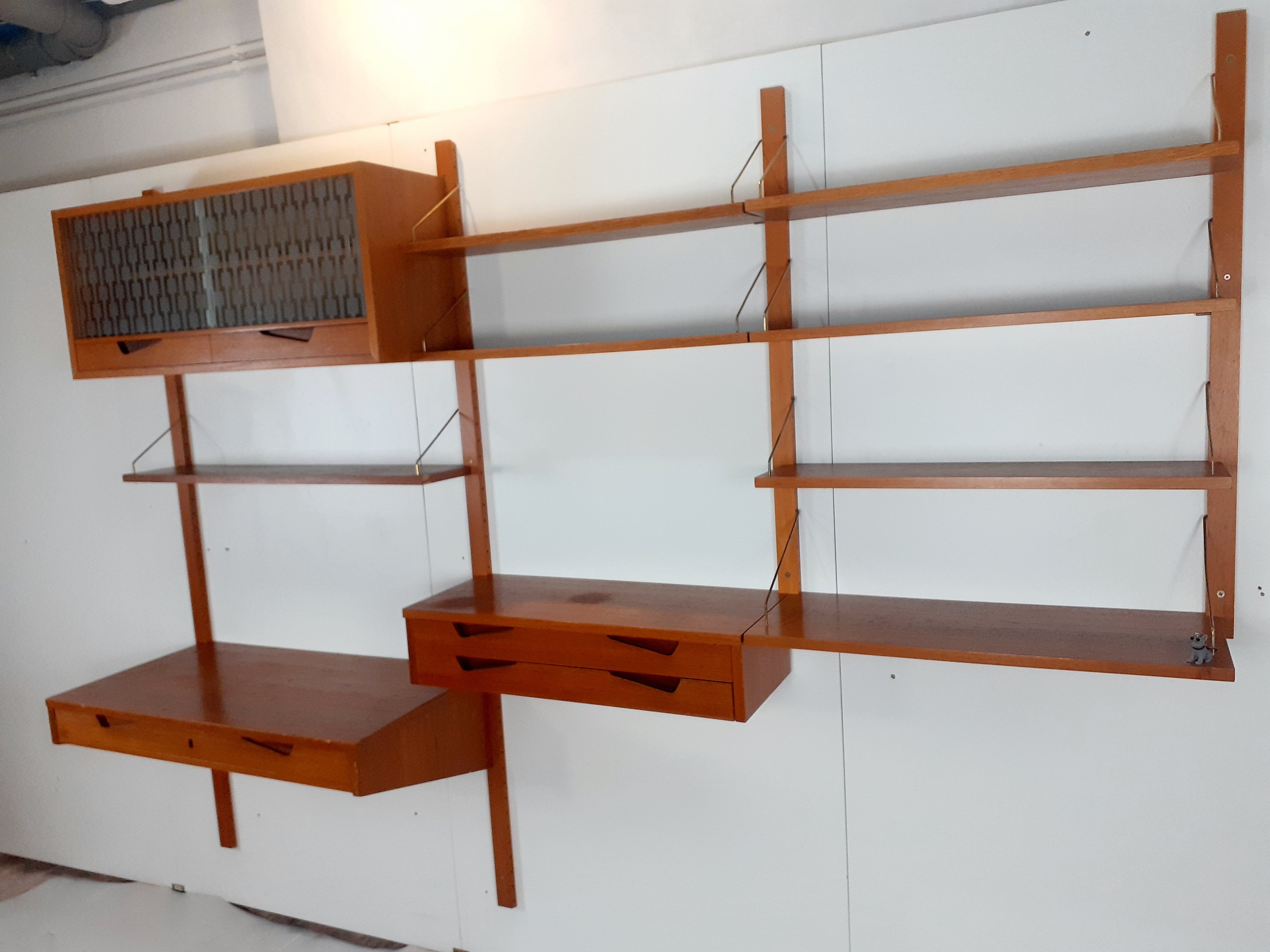 RIVAL wall shelves, Vintage Scandinavian 1960s