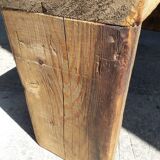 Vintage bench period 1960 old solid wood