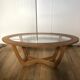 Oval coffee table