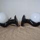 Pair of ceramic lamps or hand sconces