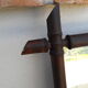 Miroir bois imitation bambou 79 x60 cm