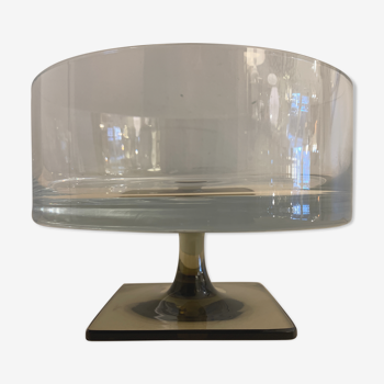 Two-tone Scandinavian crystal cut Georg Jensen for Rosenthal, 1960