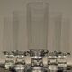Vintage crystal champagne glasses