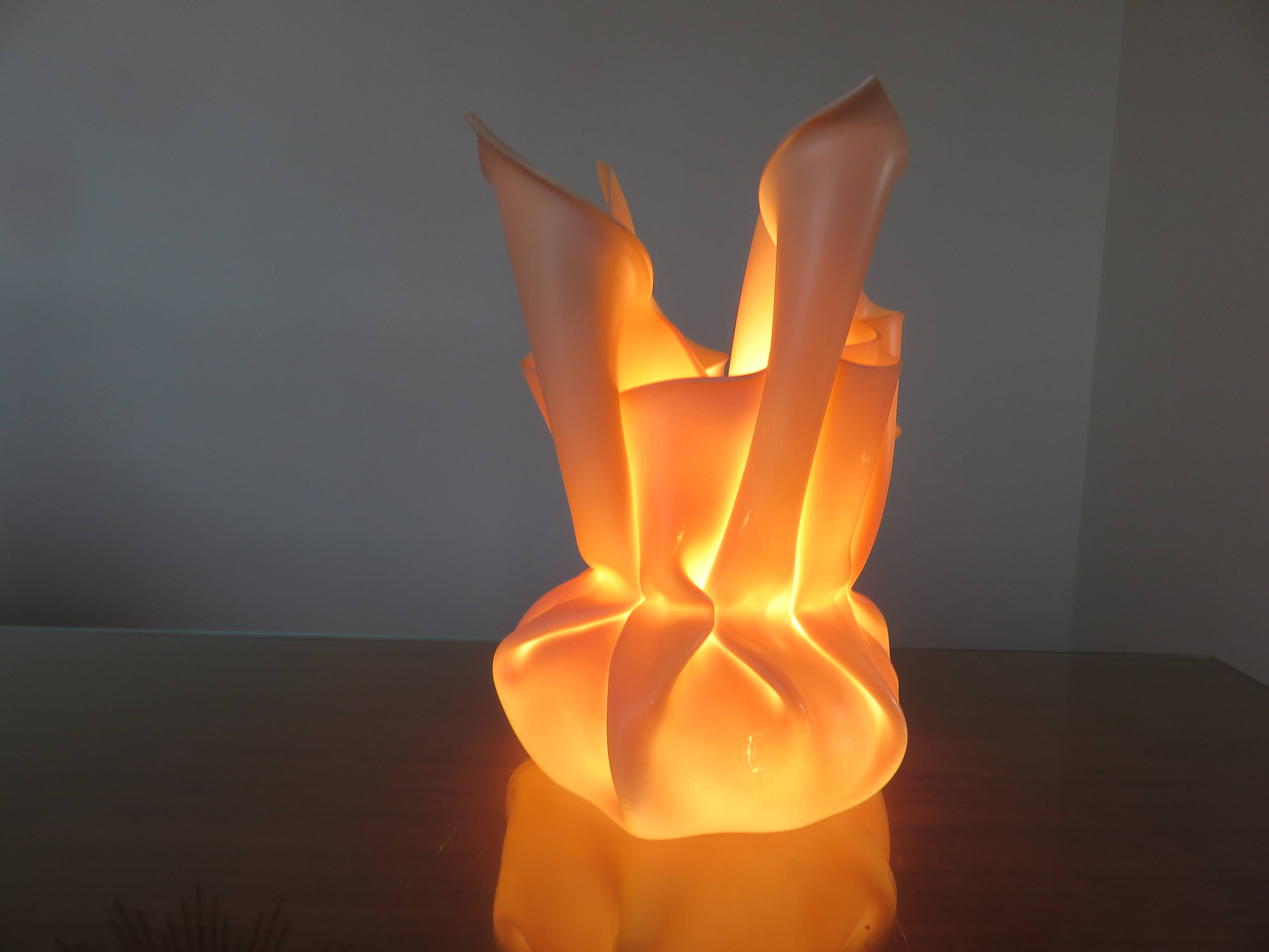 “Les Exclarares” chaplaincy lamp in polycarbonate from the 70s