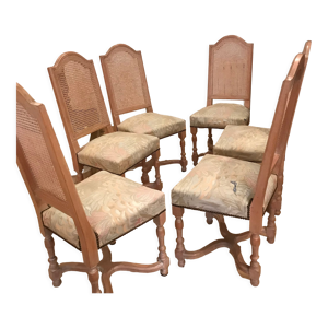 Chaises de salle à manger - cannage