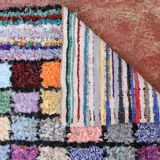 Tapis berbere boucherouite "nhima" 120x200cm
