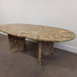 Vintage coffee table in reconstituted stone