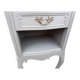 Paire de chevets gris