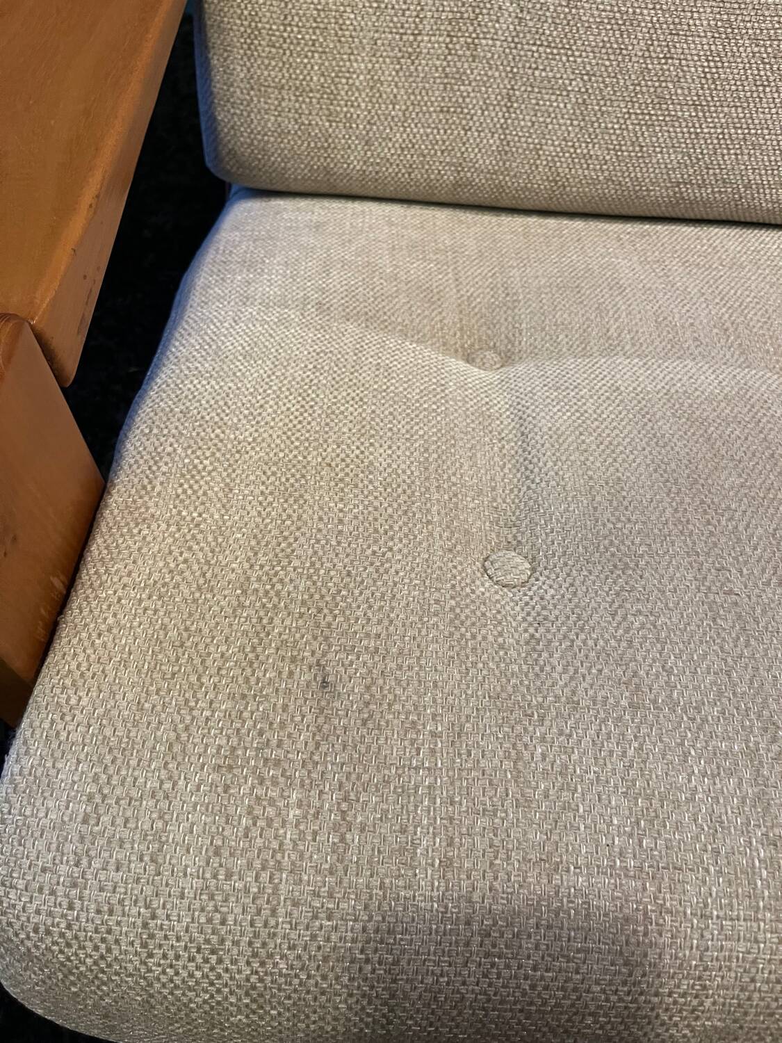 Elm and Maison Regain fabric armchair